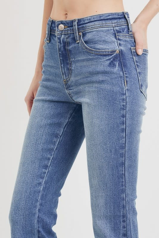 Mid-Rise Flare Jeans (6880653279266)