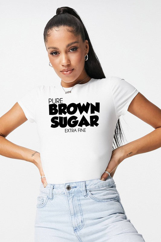 Pure Brown Sugar Bodysuit (7048099921954)